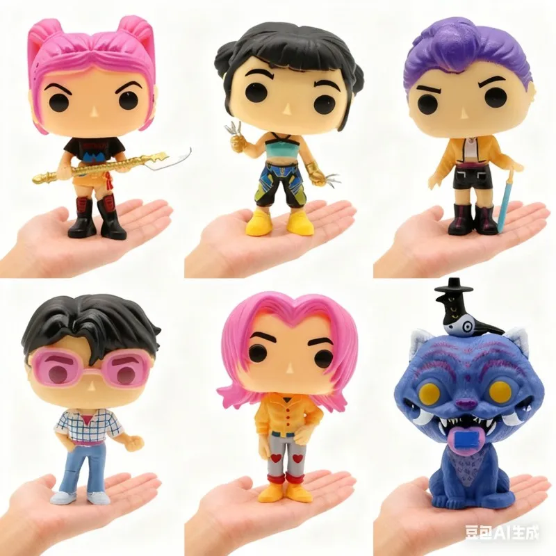 Figurine 1-6 pièces Rumi Zoey Mira Saja Anime démons chasseurs Memento