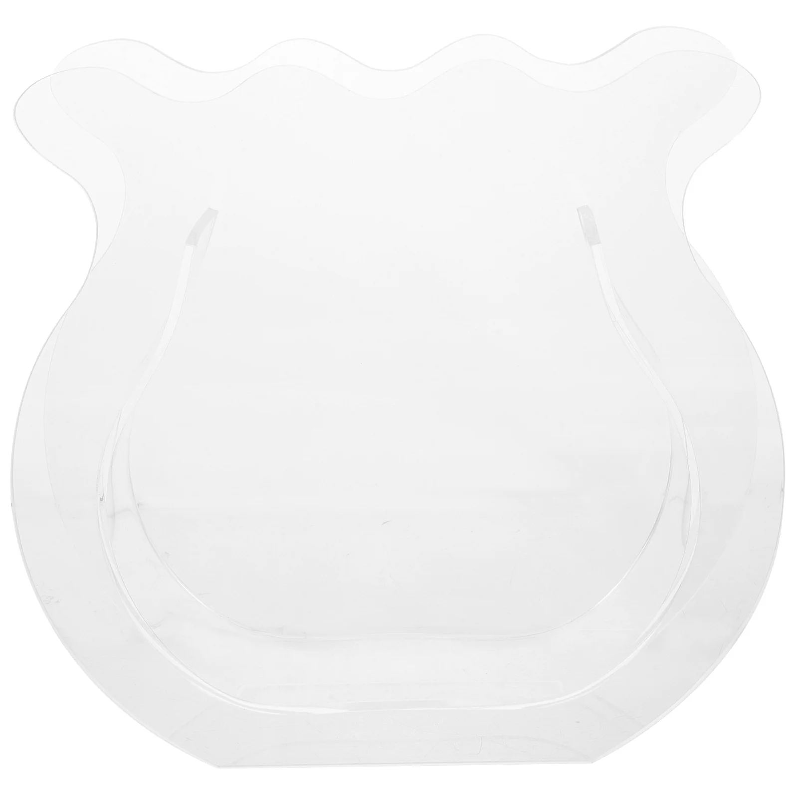 

Delicate Acrylic Transparent Flowerpot Decorative Vase Home Desk Decor Multi-Function Flower Holder Living Room Accessories