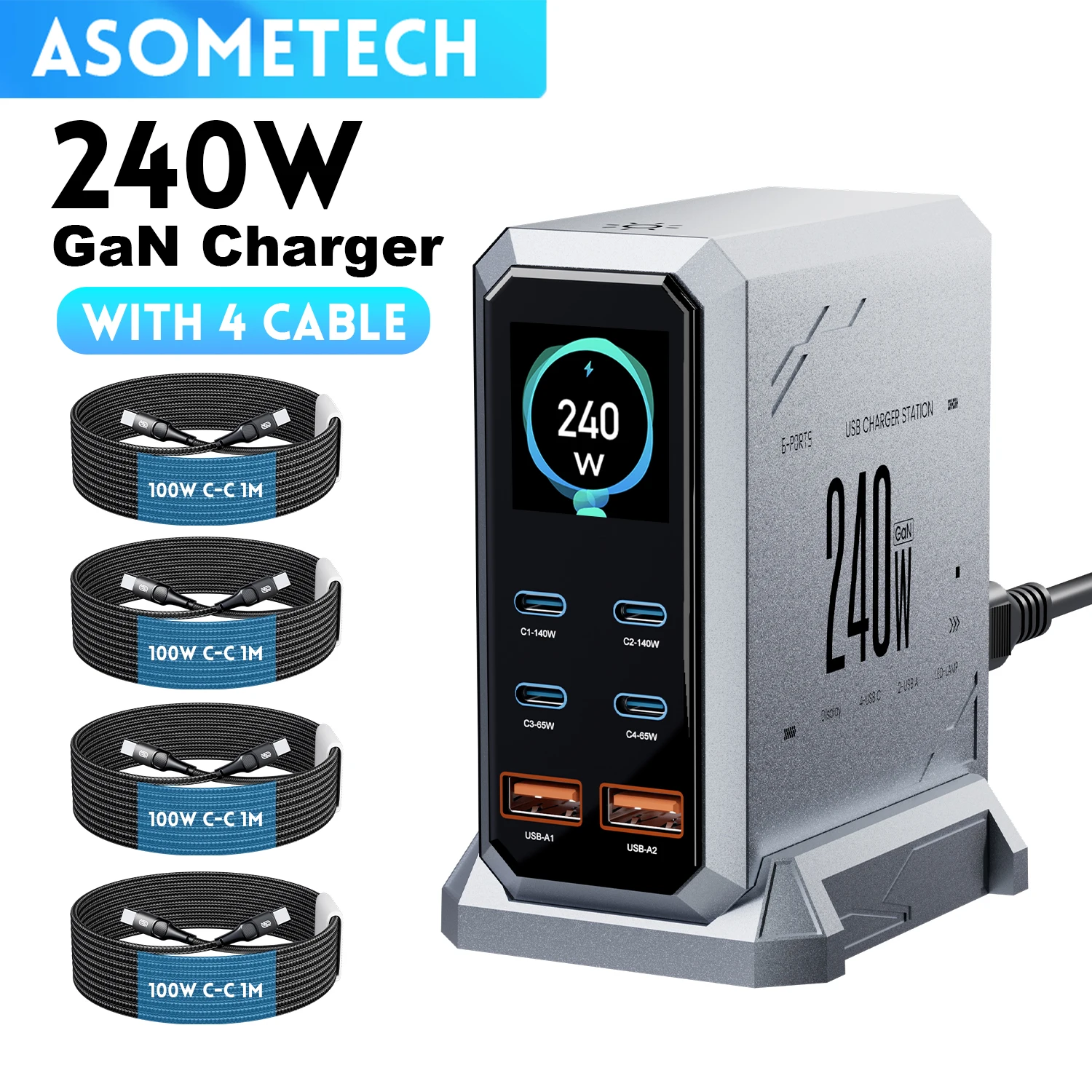 240W Gan Charger St…