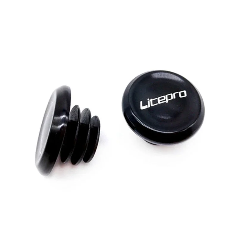 LITEPRO A Pair Plastic MTB Bike Folding Bicycle Handlebar End Cap Lightweight Bar Plug