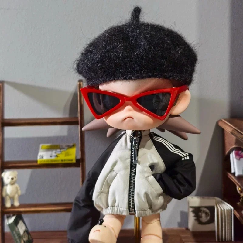 ل غازي جي sziga النظارات الشمسية 8.5 سنتيمتر عمل الشكل غازي جي sziga نظارات ثلاثة أرجل القط نظارات النظارات الشمسية نظارات دمية القطن