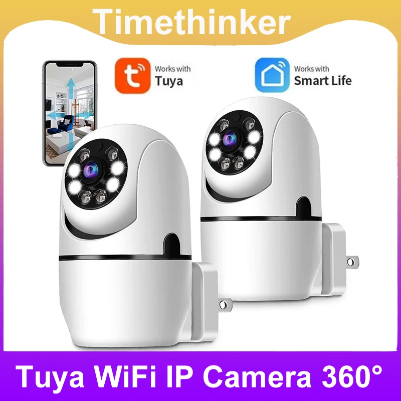 Tuya WiFi IP Camera 1080P HD Smart Wireless Two-way Audio Night Vision Motion Detection Security Cameras Smart Home Surveillance