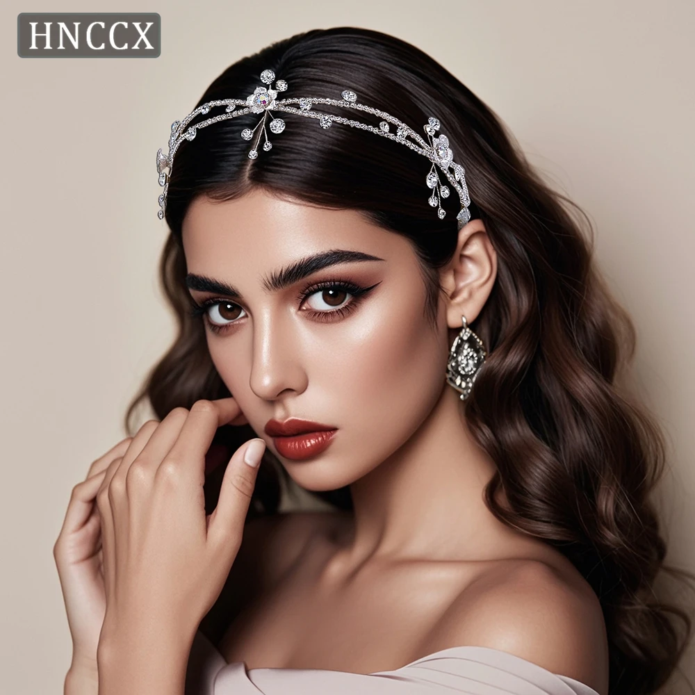 

YouLaPan Bridal Wedding Exquisite Hairband Diamond Chain Weaving Elegant Ladies Banquet Ball Handmade Hair Accessories HP548