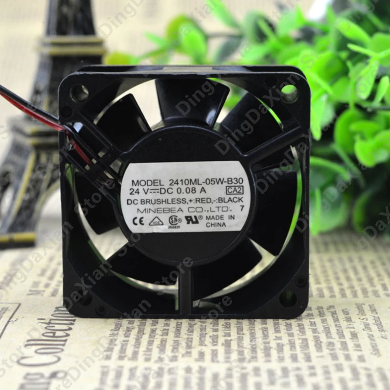 

X 1PCS For NMB 2410ML-05W-B30 | 24V 0.08A | 6CM | Industrial Chassis Cooling Fan