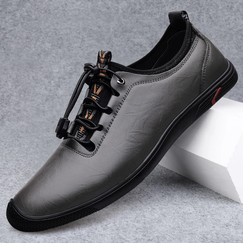 Luxury Brand Leather Mens Loafers Men Casual Shoes Moccasins Elegantes Comfortable Slip on Black Driving Shoes Dress Male Flats