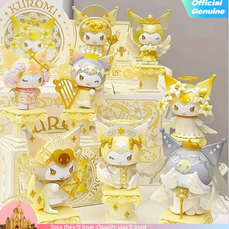 

Новая коллекционная фигурка Toptoy Sanrio Kuromi Angel Series Golden Kuromi в закрытой упаковке, украшение для комнаты, модель для коллекции, игрушка, подарок для детей