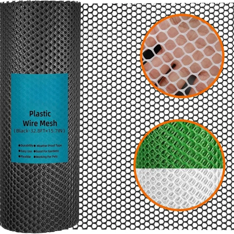 Hot Sale Plastic Mesh Black Breeding Chicken Fence Mesh Thickened Foot Mat Balcony Protective Breeding Fast Delivery