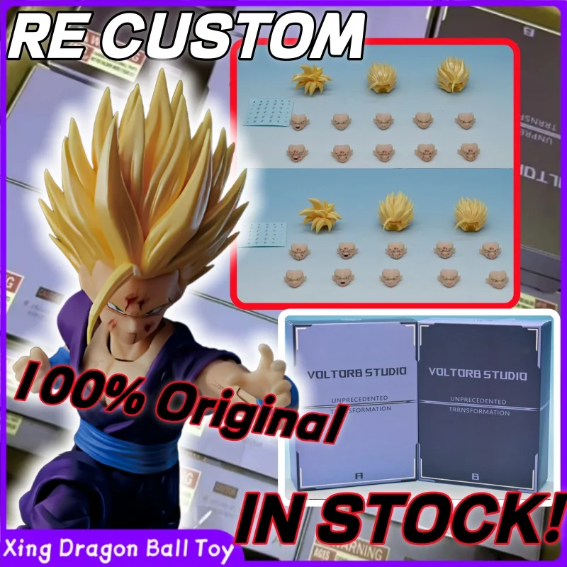 

В НАЛИЧИИ! RE CUSTOM × Voltorb Studio Dragon Ball SHF Super Saiyan 2 Battle Damaged Son Gohan: Набор аксессуаров для головы (подарок)