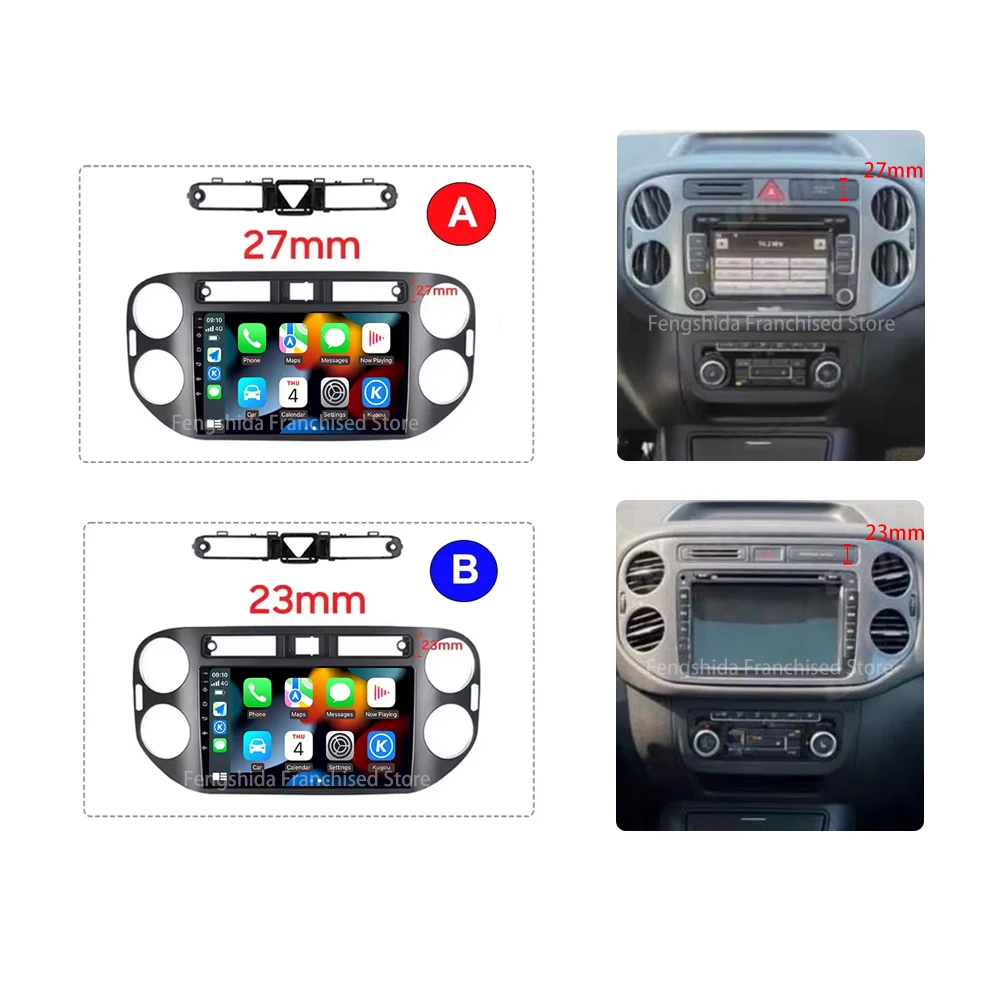 Android Auto Multimedia For VOLKSWAGEN VW GOLF 5 PLUS TIGUAN 2007-2016 Car Radio Video GPS Navigation Carplay 2din DVD Stereo 5G