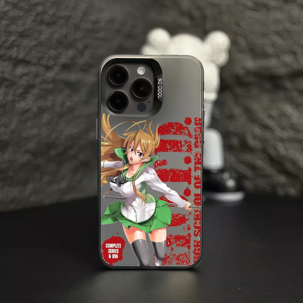 

Comic phone case For Samsung A07 A17 A06 S25 S24 S23 Ultra FE Plus Protective IMD Color Cover Highschool of the Dead
