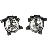 Lámpara antiniebla delantera para coche, lámpara de conducción, faros antiniebla, conjunto de lámpara antiniebla DRL para Hyundai SantaFe 2011 2012 92201-2b500