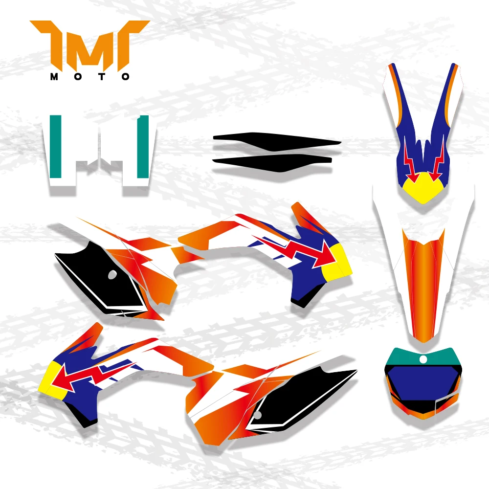 

TMT Backlight graphic sticker kit for ktm, sx, sxf, excc, xcf, SX-F, 125, 150, 200, 250, 300, 350, 400, 450, 2013