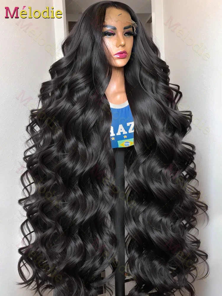 MELODIE 30 38 Inch Lace Frontal Wig Body Wave 13x4 13x6 Lace Front Human Hair Wigs Brazilian 5x5 Glueless Closure Wig