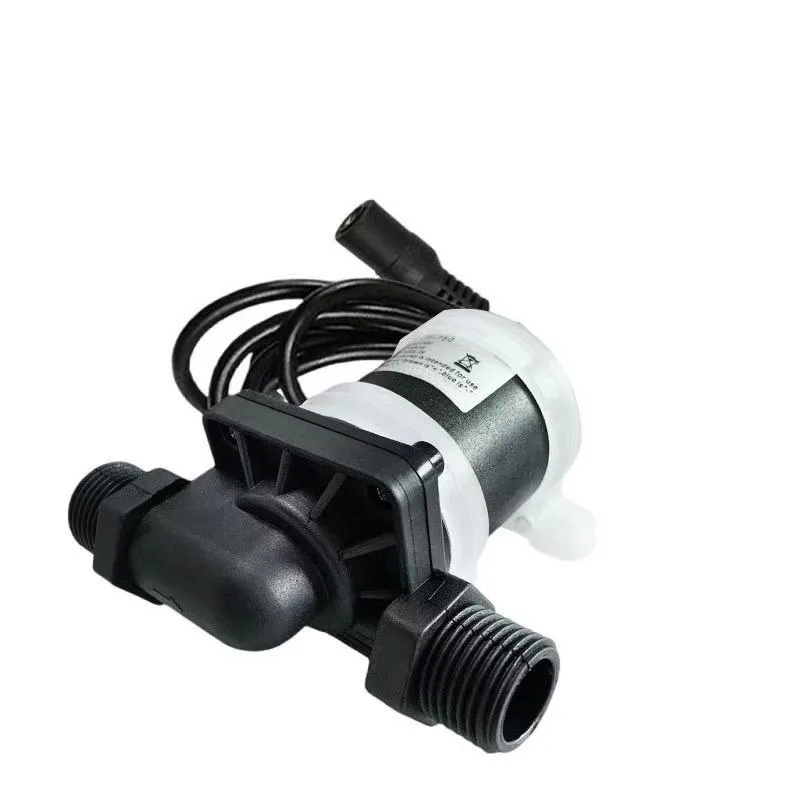 12V 24V DC Brushless Hot Water Booster Pump 1/4 Inch Port Household Pressurizing Circulation Water Pump For Home Water System