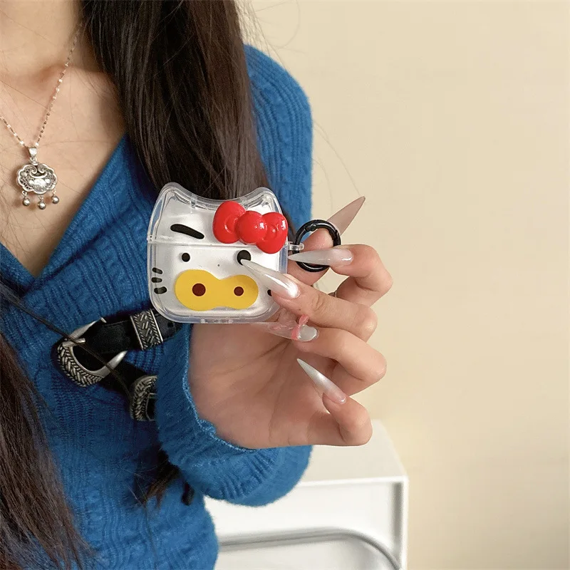 New Clear Soft TPU Earphone Case with  Strap for AirPods4 AirPods Pro 2 Generation AirPods 4 3 2 1 Cover Accessories