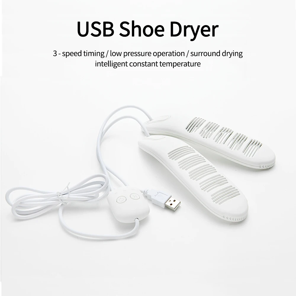 

Portable USB Shoe Dryer 2pcs Multifunctional Shoe Dryer Deodoriser Household Dehumidifier Dryer