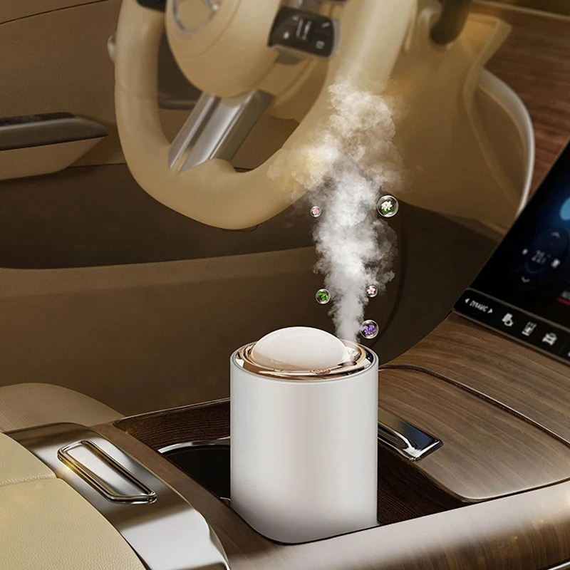 เครื่องพ่นน้ำมันหอมระเหยในรถยนต์เครื่องอโรมาเทอราพีอัตโนมัติเครื่องกำจัดกลิ่นอัจฉริยะ