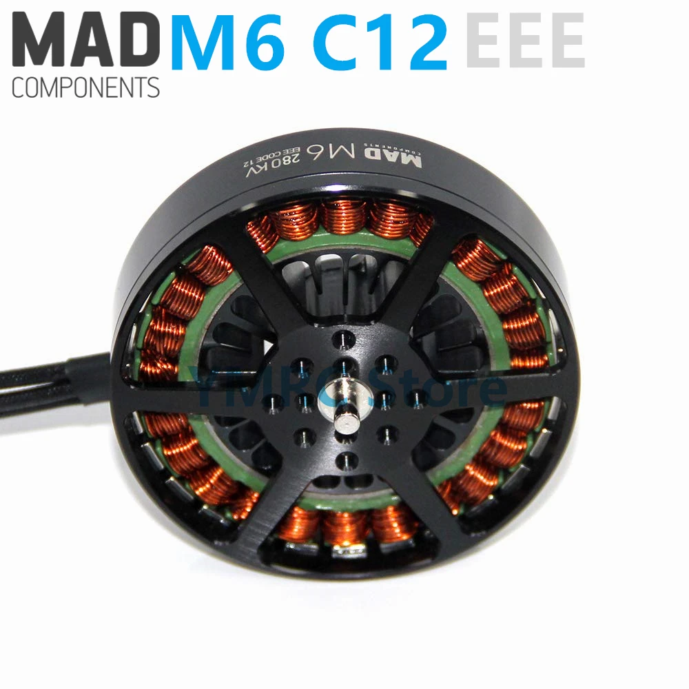 ドローン,長距離マルチローター,ヘリコプター,oct,rc,m6c12 eee,150kv,170kv,280kv,400kv用のブラシレスモーター