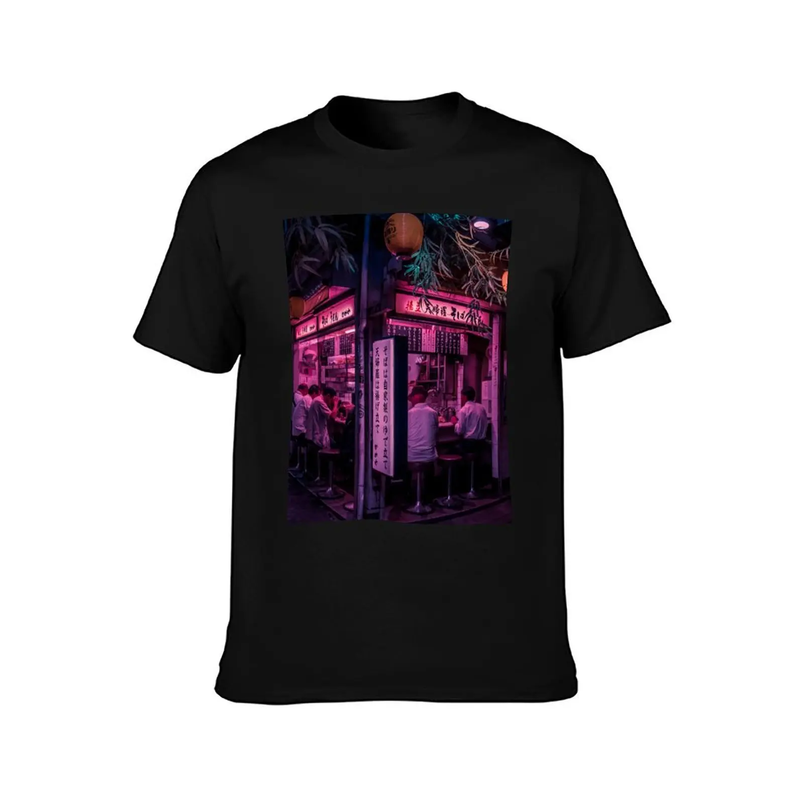 Tokyo's Ramen Corner T-Shirt Sweat Absorbing Sports Tee Shirt T-Shirt