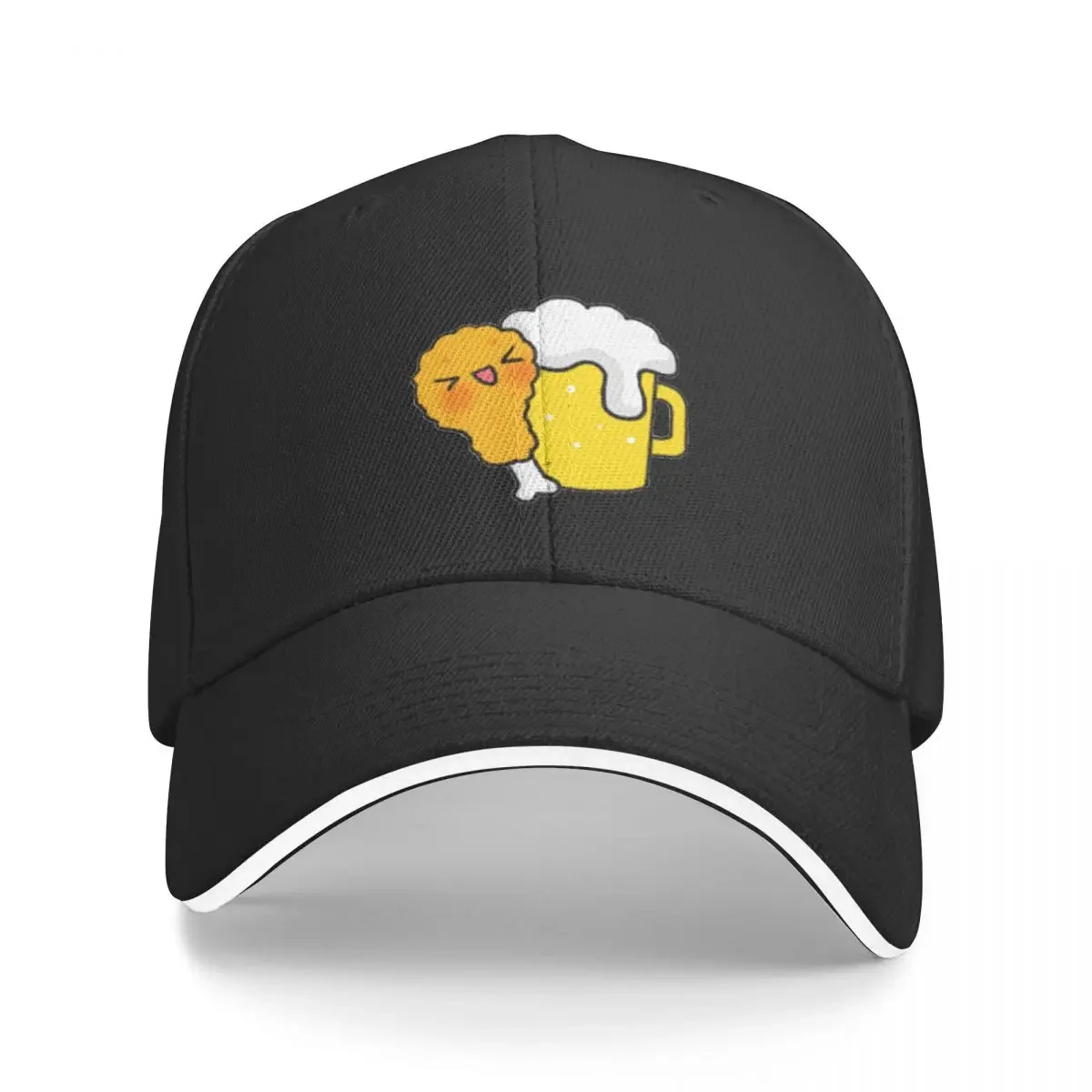 Korean ChiMaek(Chicken&Beer) T-shirt for K-pop, K-drama, Korean Culture lovers! Baseball Cap Golf Hat Women's 2024 Men's