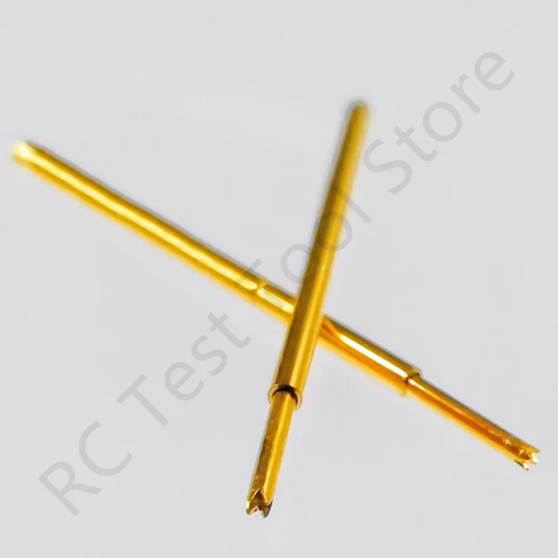 100PCS PA50-Q1 Spring Test Probe PA50-Q Test Pin Test Tool 16.35mm Dia0.68mm Gold Needle Tip Dia 0.48mm Pogo Pin P50-Q P50-Q1