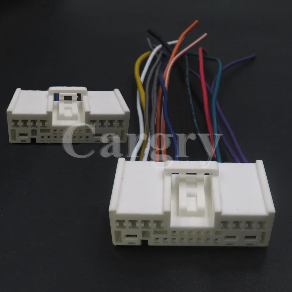 

1 Set 24P AC Assembly Car CD ISO Adapter Wire Plug Auto Stereo Radio Connector Automobile Parts for Mazda M6 M2 M3 B70