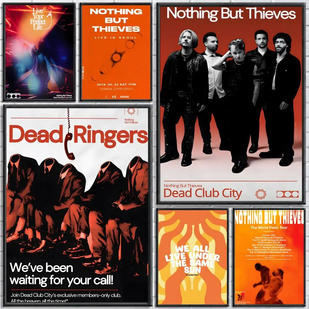 Band Nothing But Thieves Poster Print Wall Art Pictures Canvas Painting Living Room Bedroom Home Decor