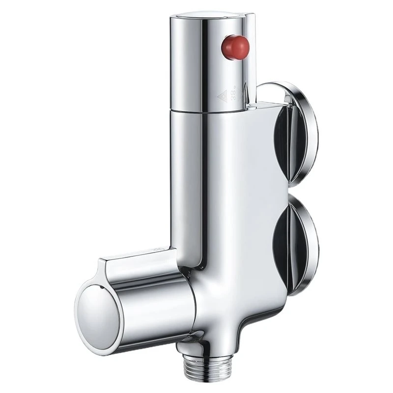 Mini-Thermostatic Shower Mixer Bar Caravan Vertical,Brass Thermostatic Shower Valve For RV, Yacht, Boat,1/2
