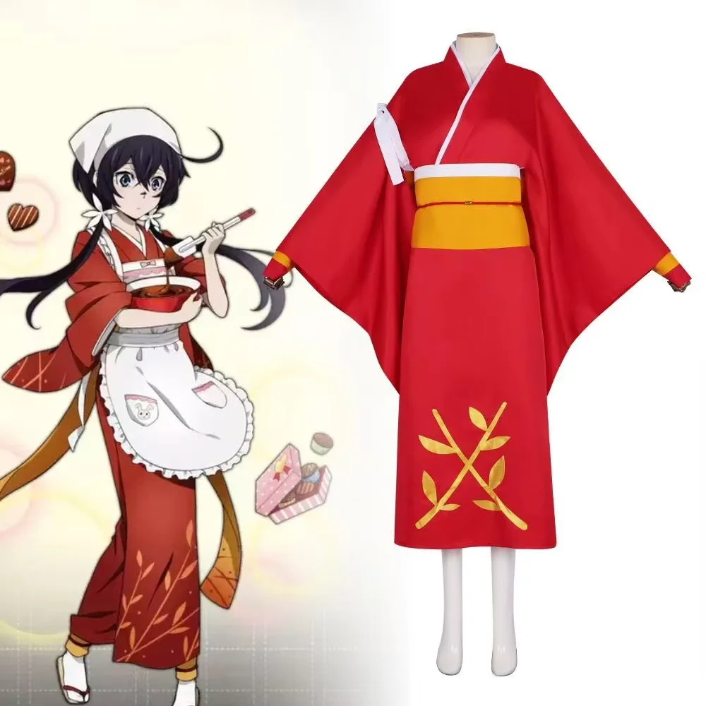 

Bungo Strag Dogs Kyoka lzumi Cosplay Costumes Anime Yasha Shirayuki Kimono Full Set Women Halloween Party Comic Con Outfit