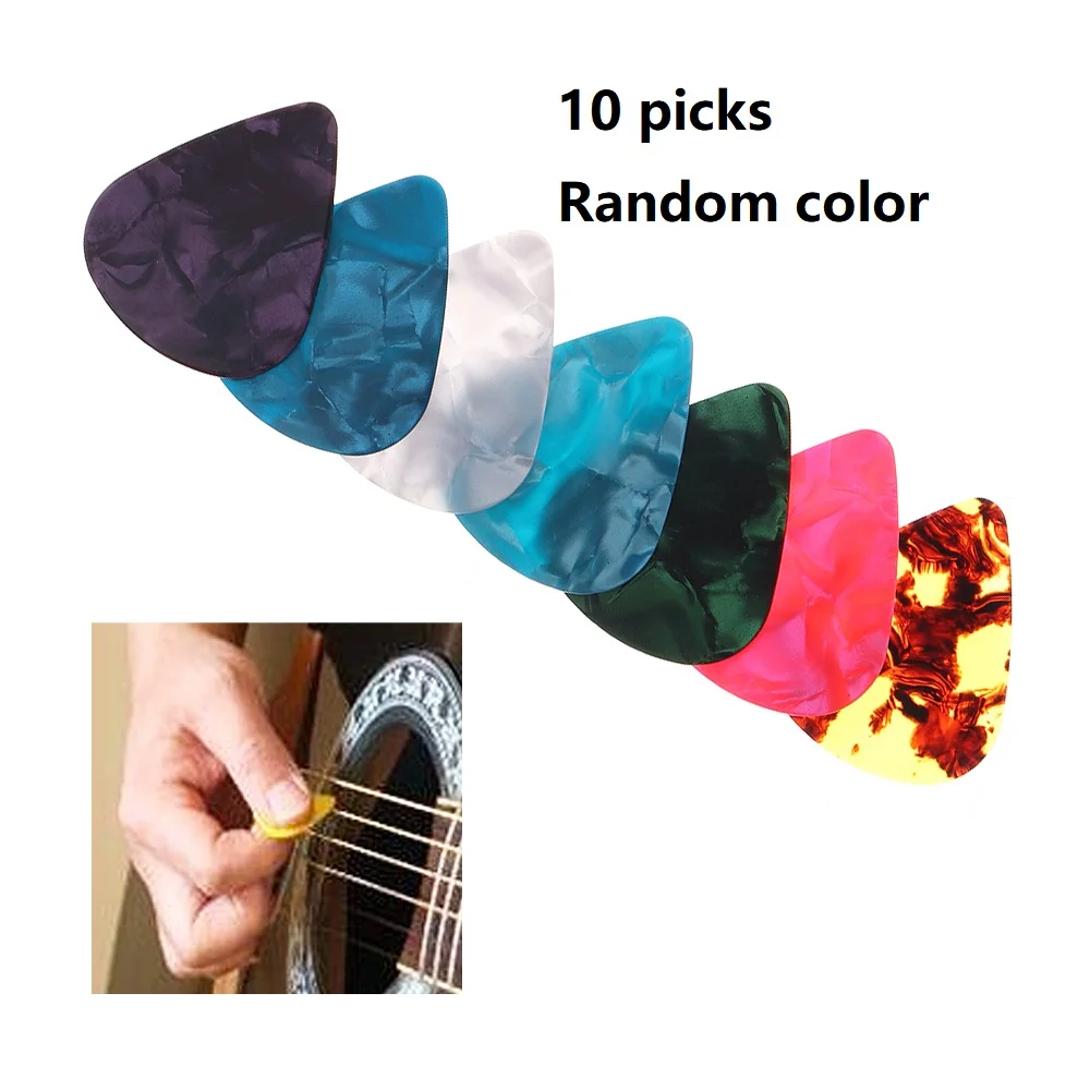 PU Leather Guitar Picks Holder Case Potable Keychain Plectrum Bag or Multicolor Guitar Picks 3 Types Optinal