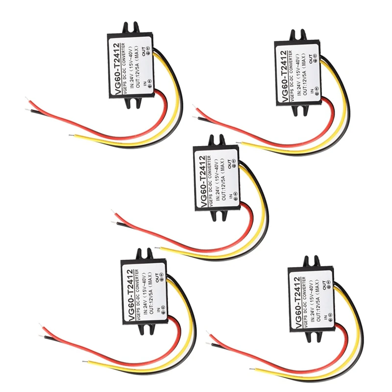 

5X Voltage Converter Transformer Voltage Transformer 24V DC To 12V DC CNIM Hot