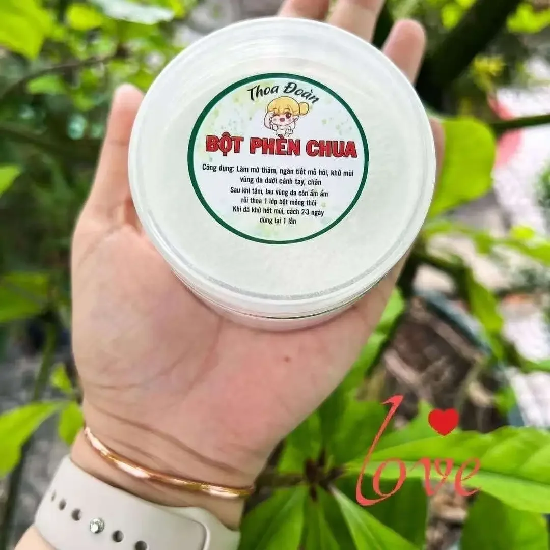 

Vietnamese White Alum Powder Deodorant 250g Fast Acting Odor Removal High Efficiency