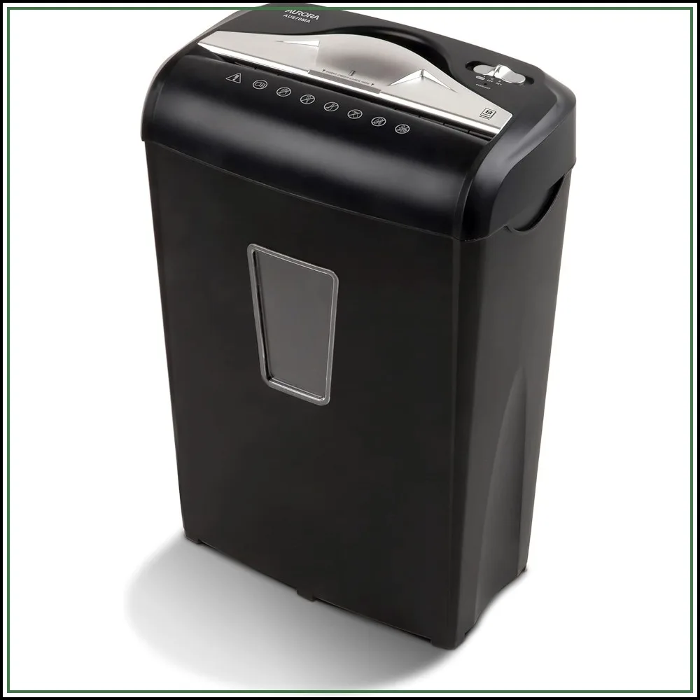 

High-Security 8-Sheet Micro-Cut Paper & Credit Card Shredder, Black, P-4