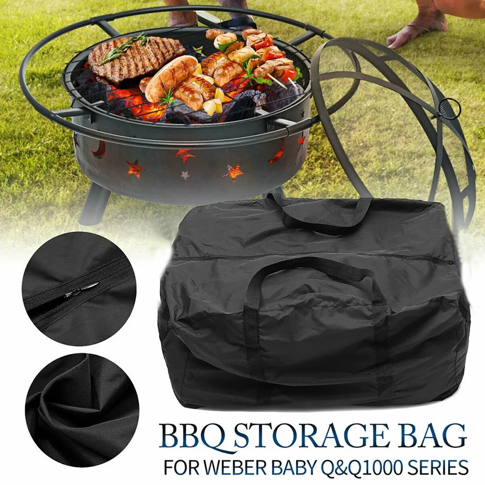 

74*57*43cm Storage Carry Bag BBQ Storage Carry Charcoal Grill Duffle Bag For Weber BABY Q&Q1000 Series High Quality