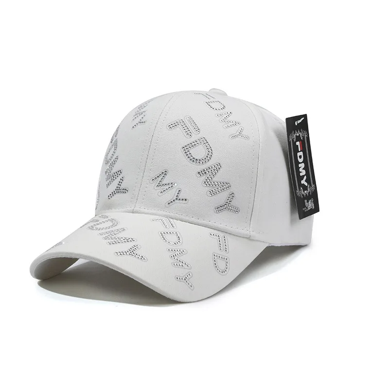 New versatile and trendy baseball cap with a small face for men and women, hot stamping and fashionable sun visor designer