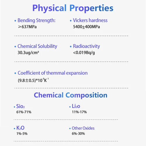 Imagen 2 del producto Bloques de disilicato de litio Dental Lodden C14/B40 bloques de cubos de cerámica de vidrio para sistema CAD CAM Sirona Cerec LT/MT/MO/HT