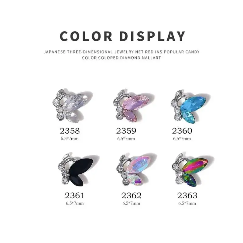 1/2PCS Nail Decoration Drill Mini Small And Portable Don't Hurt Nails Simple Operation Full Color Nail Supplies Nail Rhinestones