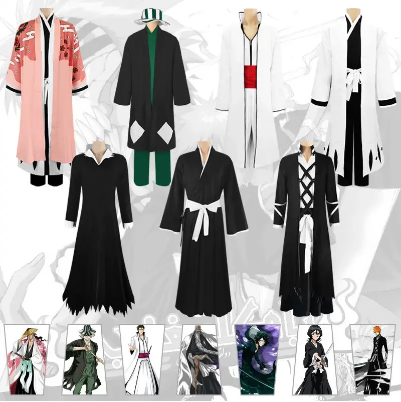 

Cosplay Costumes Of The Thousand-Year Blood War Arc Of "Bleach" Full Series Captain Uniforms Halloween Costumes