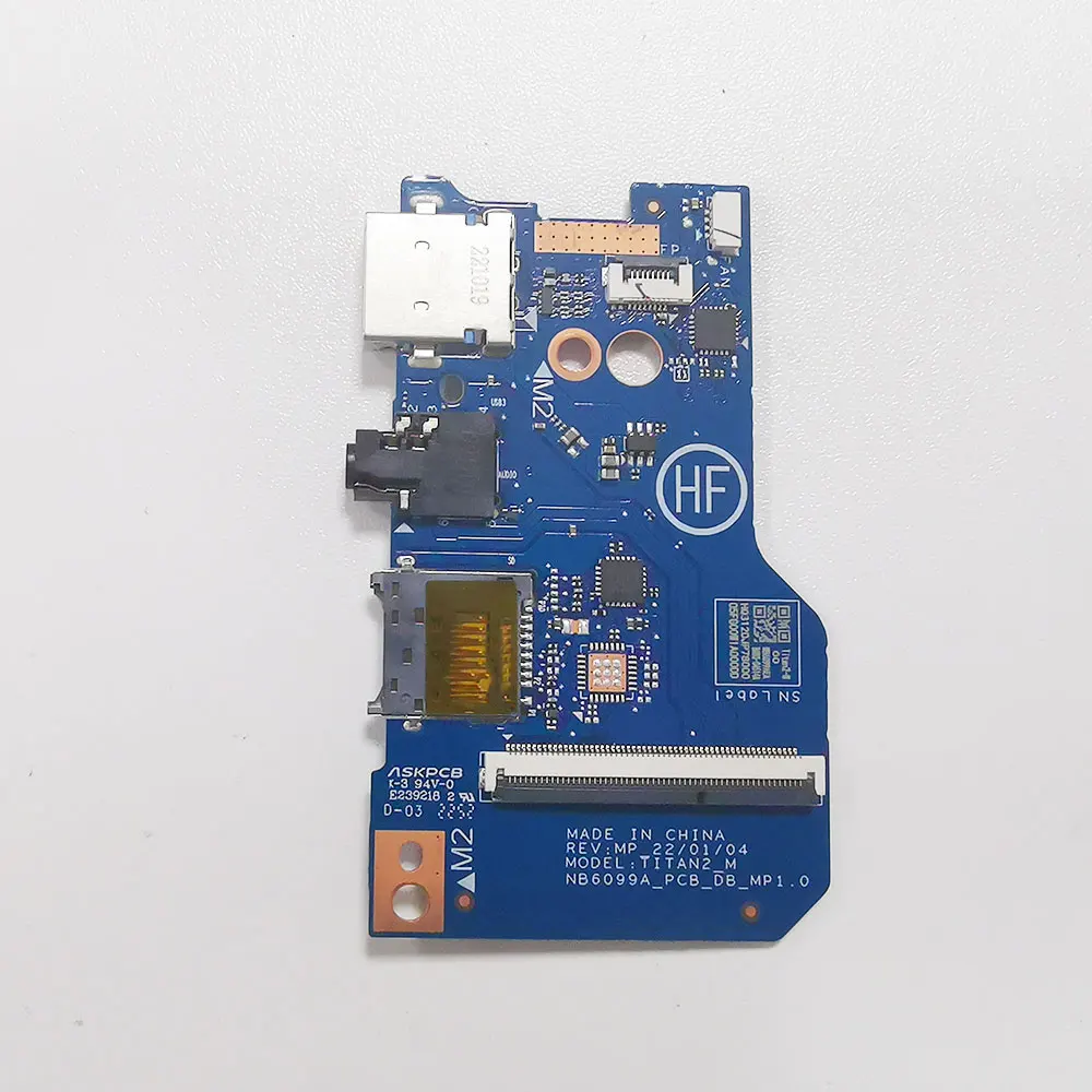 Für samsung galaxy buch 2 np750xed laptop usb jack kopfhörer audio interface port board nb6099a BA83-04514A nb6099b BA83-05012A