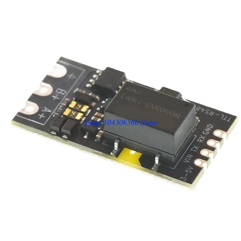 02DD Isolated RS485 Level Converter Module 3.3V/5V TTL Input 2Mbps Communication Gold plating Pad