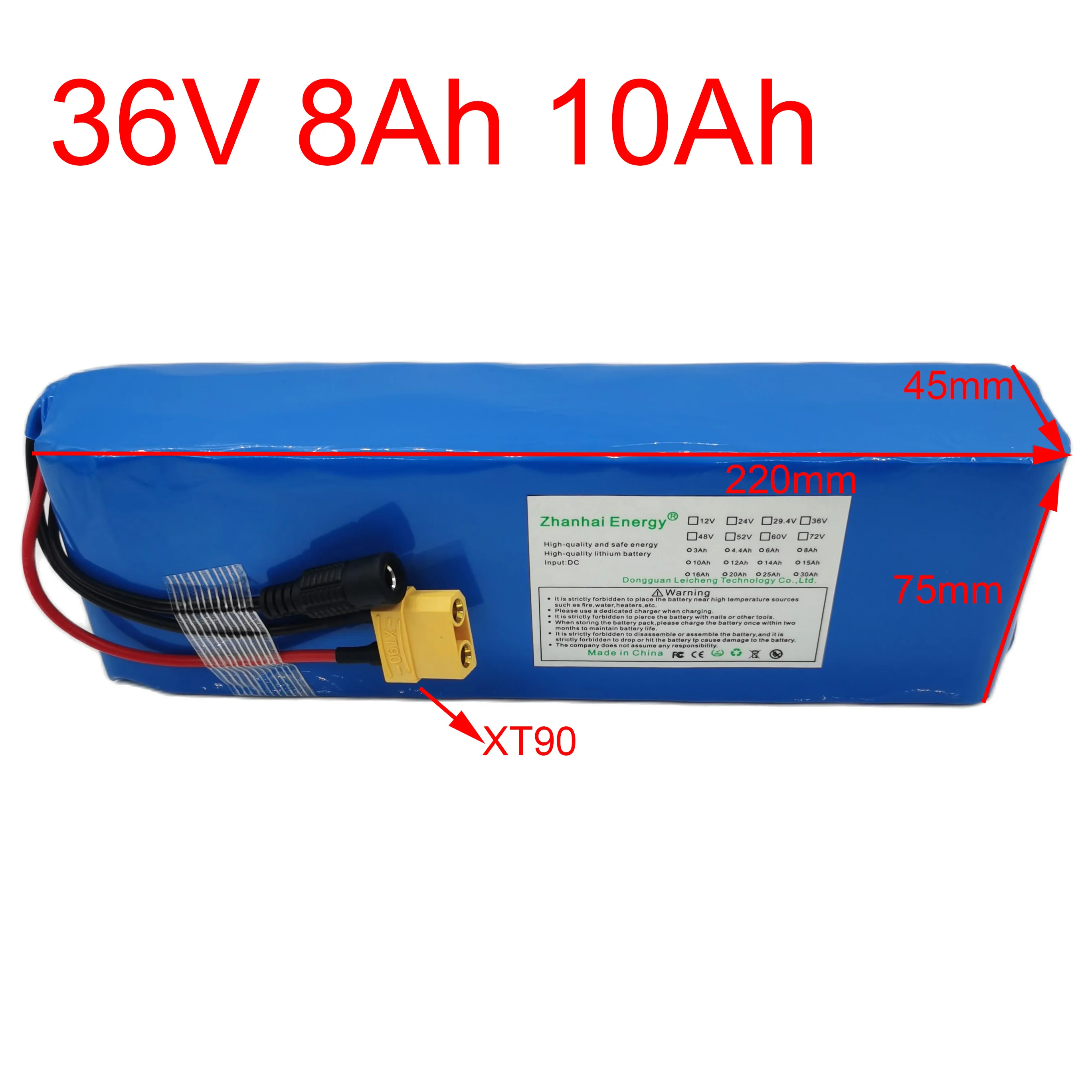 Batterie aste Eddie Ion pour vélo électrique, 36V, 8Ah, 21700, 10S, 2P, moins de 500W, scooter, vente en gros personnalisée, nouveau