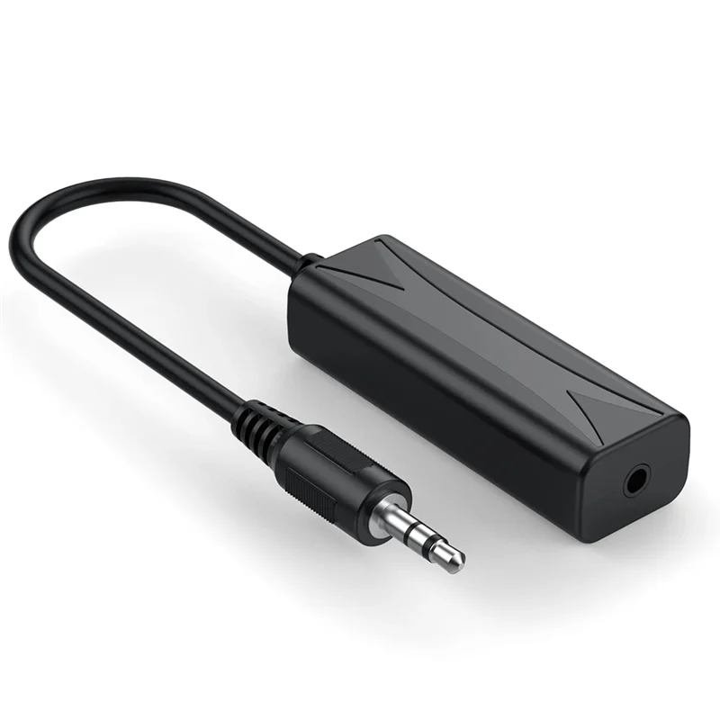 ABKN-3.5Mm Audio Noise Isolator Supply Ground Interference Eliminator Current Acoustic Isolator Speaker Car Audio Isolation