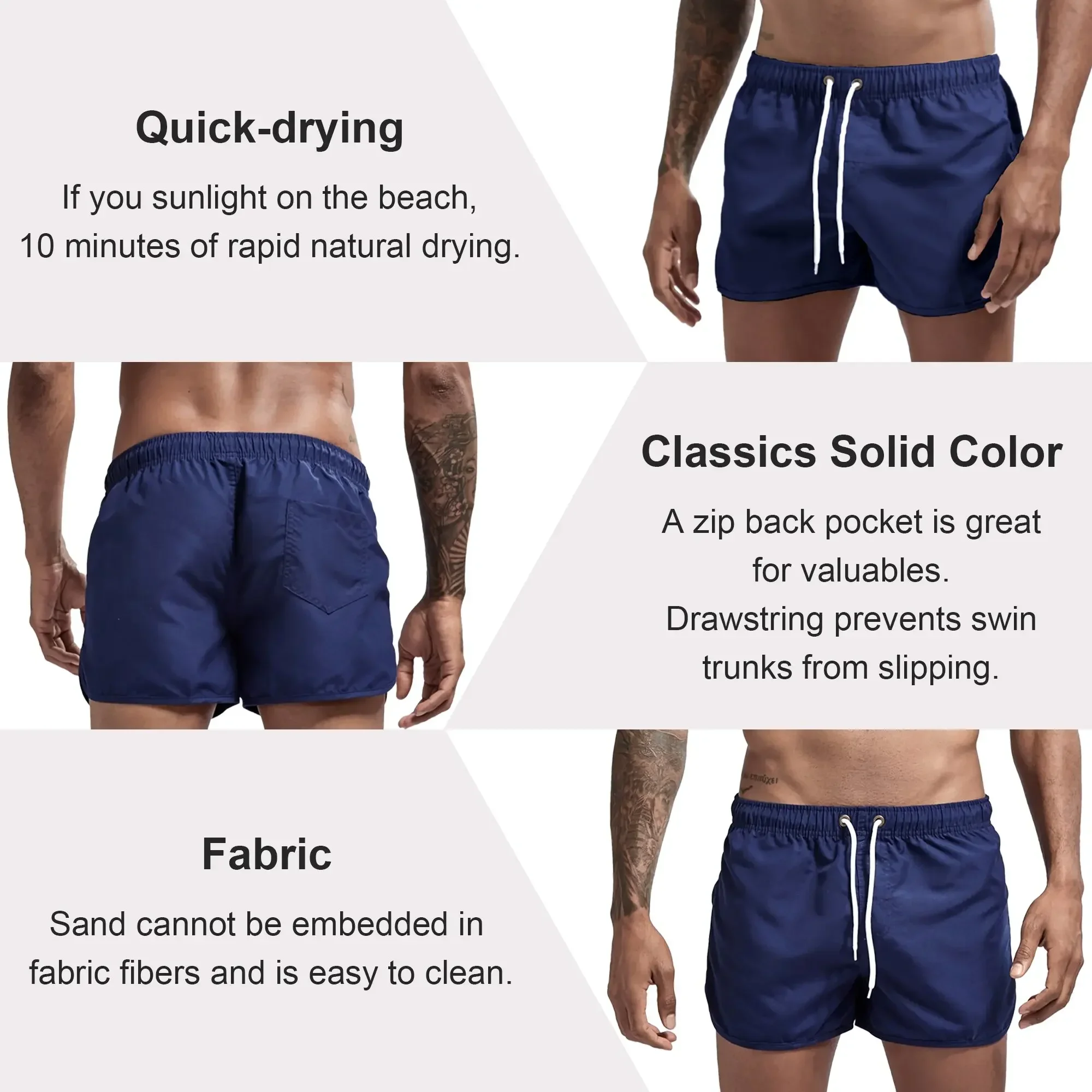 2024 New Custom Your Logo Print Shorts Summer Beach Trunks Swiming Shorts for Men Swimsuit Surf Boxer Beach Short Pants New