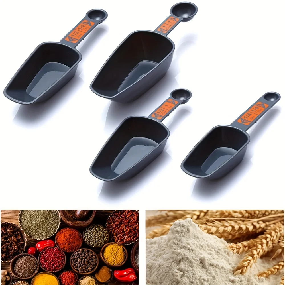 This four-piece measuring spoon set is perfect for measuring both wet and dry ingredients and keeps them organized.