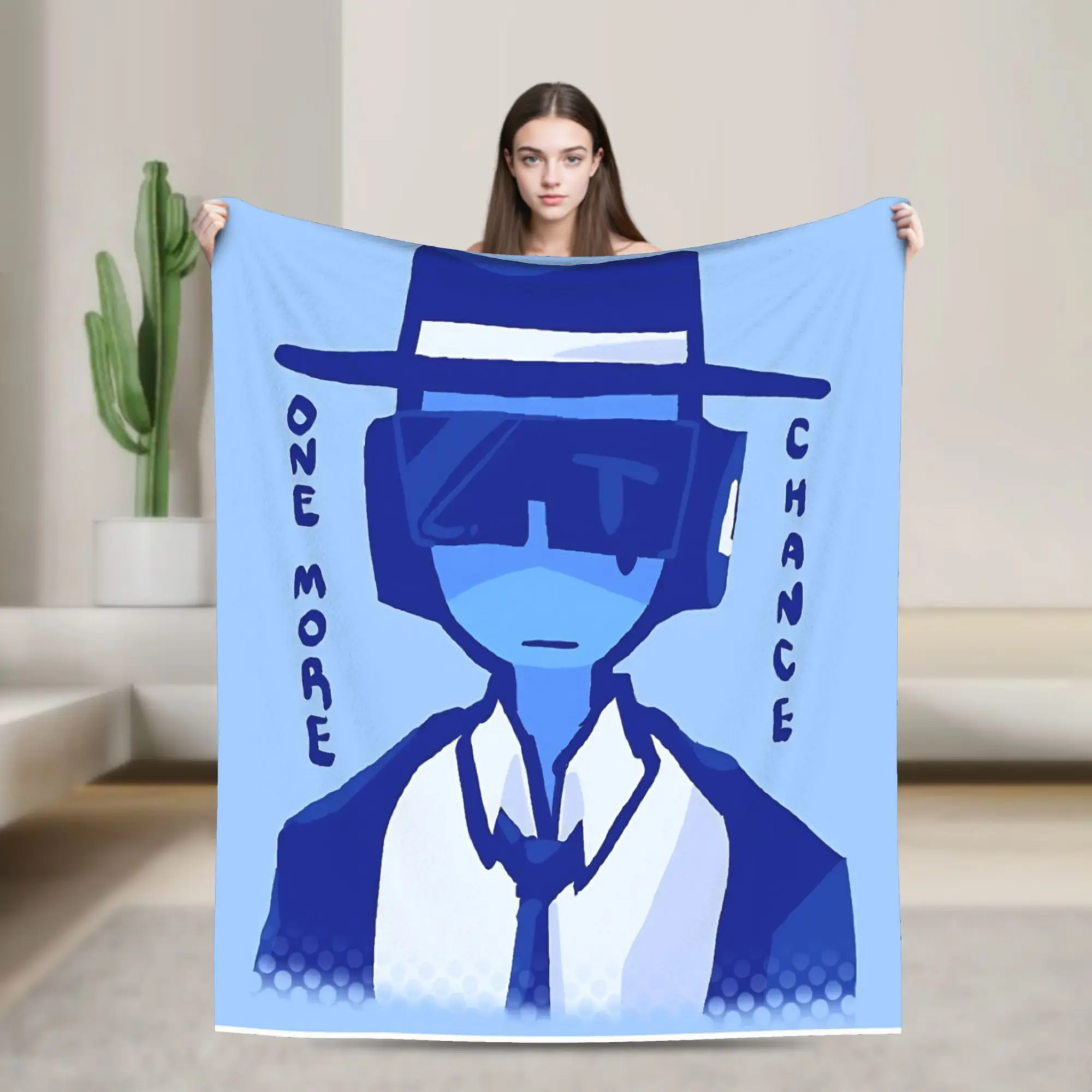 Forsaken One More Chance Soft Blanket  Camping Plush Throw Blanket Graphic Couch Bed Flannel Bedspread Sofa Bed Cover