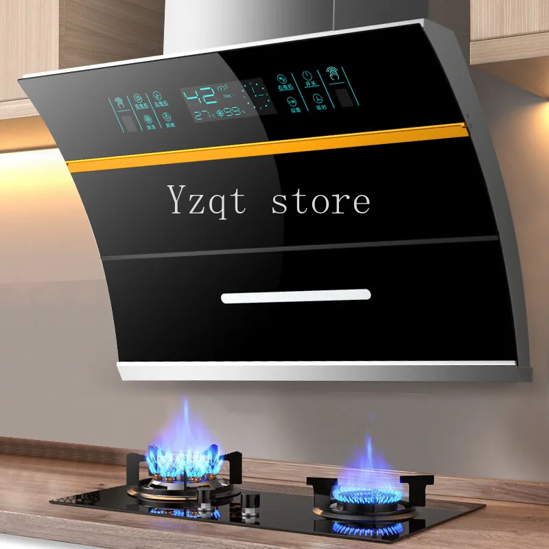 Wholesale, large suction range hood, household kitchen side suction double motor, small off-row wall-mounted range hood