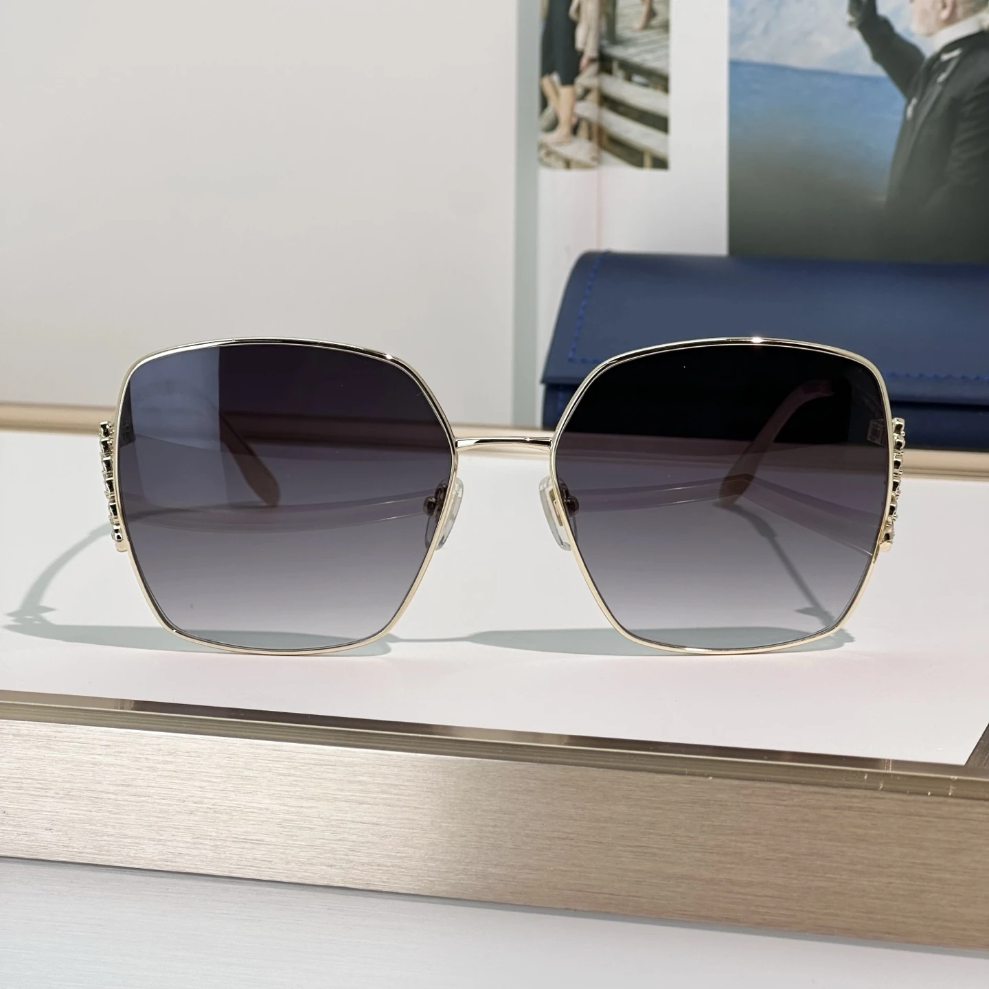 العلامة التجارية الفاخرة شكل خاص المرأة النظارات الشمسية الأحجار الكريمة عادية gafas دي سول موهير SCHL81S أنيق موضة النظارات الشمسية النسائية