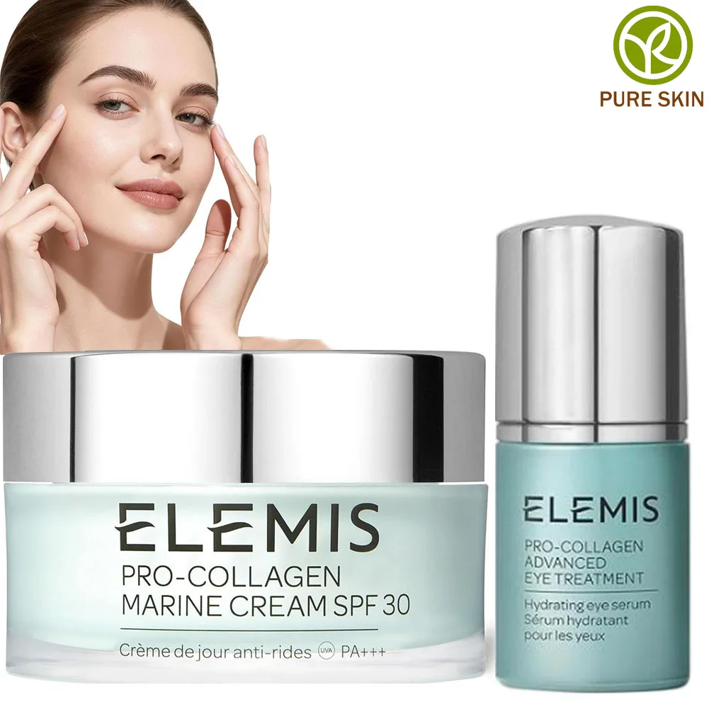 ELEMIS Collagen Advanced Eye Serum Marine Cream Nourishing Facial Moisturizer Firm Smooth Hydrate Fine Lines All Skin Types