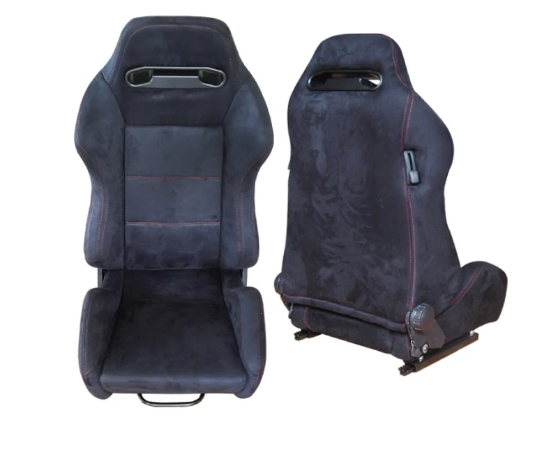 High Quality Custom Wholesale car accessories black velvet racing seat for all model