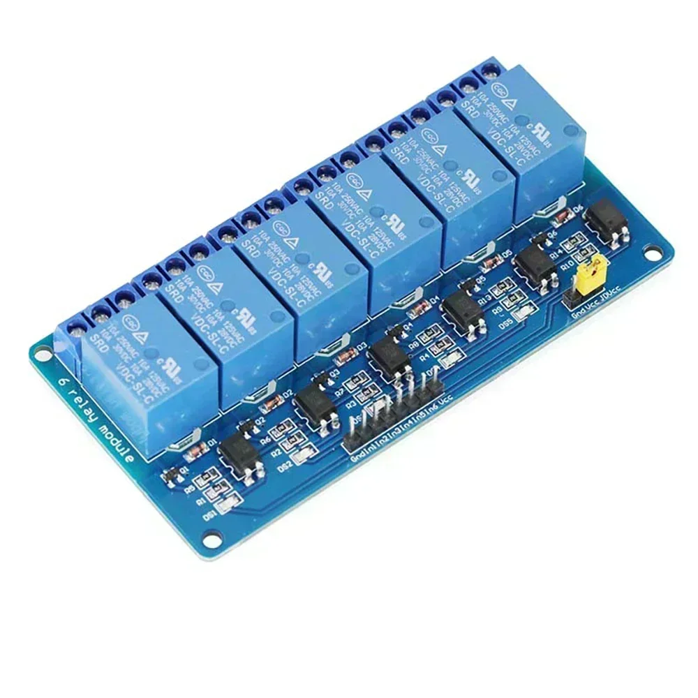 光結合器付きリレーモジュール,1ウェイ,2ウェイ,4ウェイ,6ウェイ,8ウェイ,arduino plc,自動化機器制御,5v,12v,24v